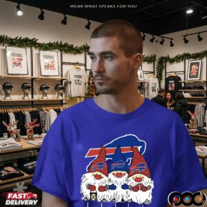 Buffalo Bills Christmas Gnomes Holiday NFL Football T Shirt