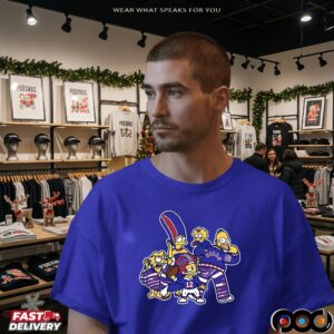 Buffalo Bills Simpsons NFL Football Cartoon Mashup T Shirt