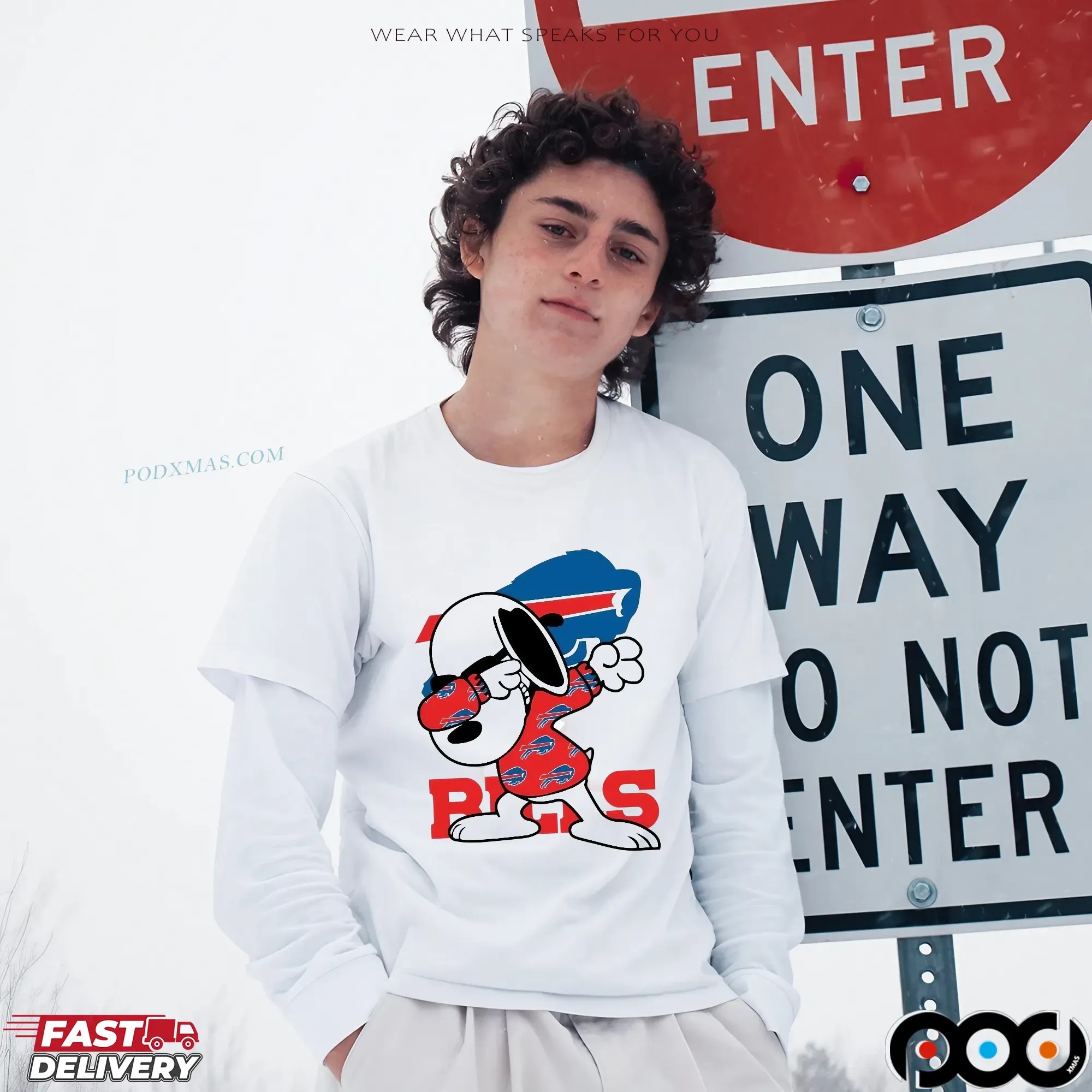 Buffalo Bills Snoopy Dabbing Peanuts NFL Football Mashup T Shirt