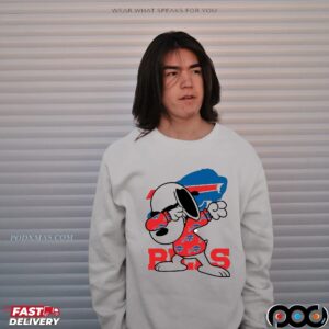 Buffalo Bills Snoopy Dabbing Peanuts NFL Football Mashup T Shirt