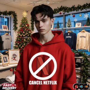 Cancel Netflix Red T Shirt