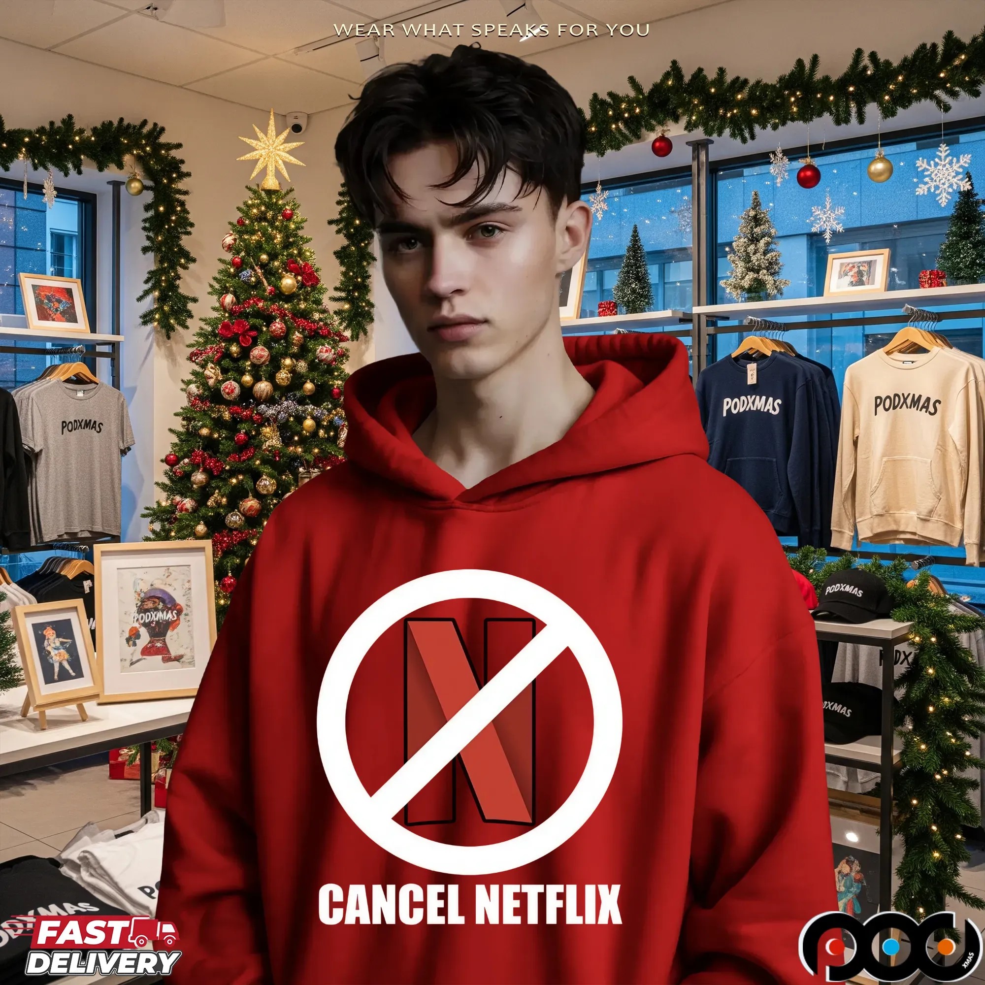 Cancel Netflix Red T Shirt Cancel Netflix Red T Shirt