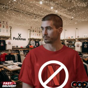 Cancel Netflix Red T Shirt