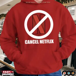 Cancel Netflix Red T Shirt