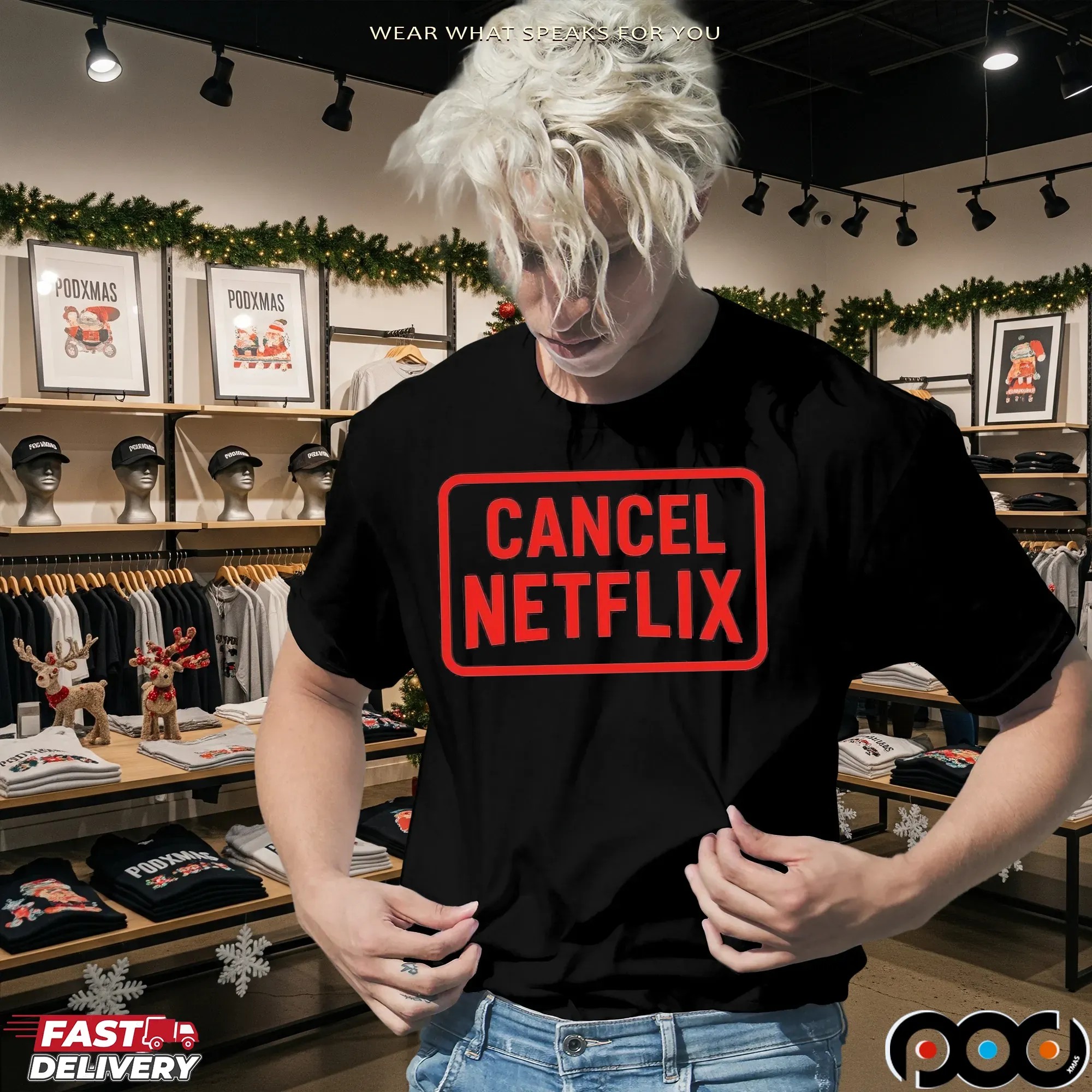 Cancel Netflix T Shirt