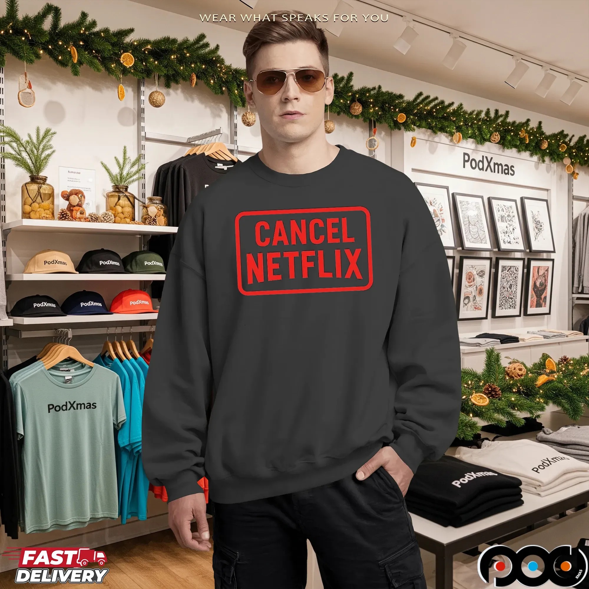 Cancel Netflix T Shirt