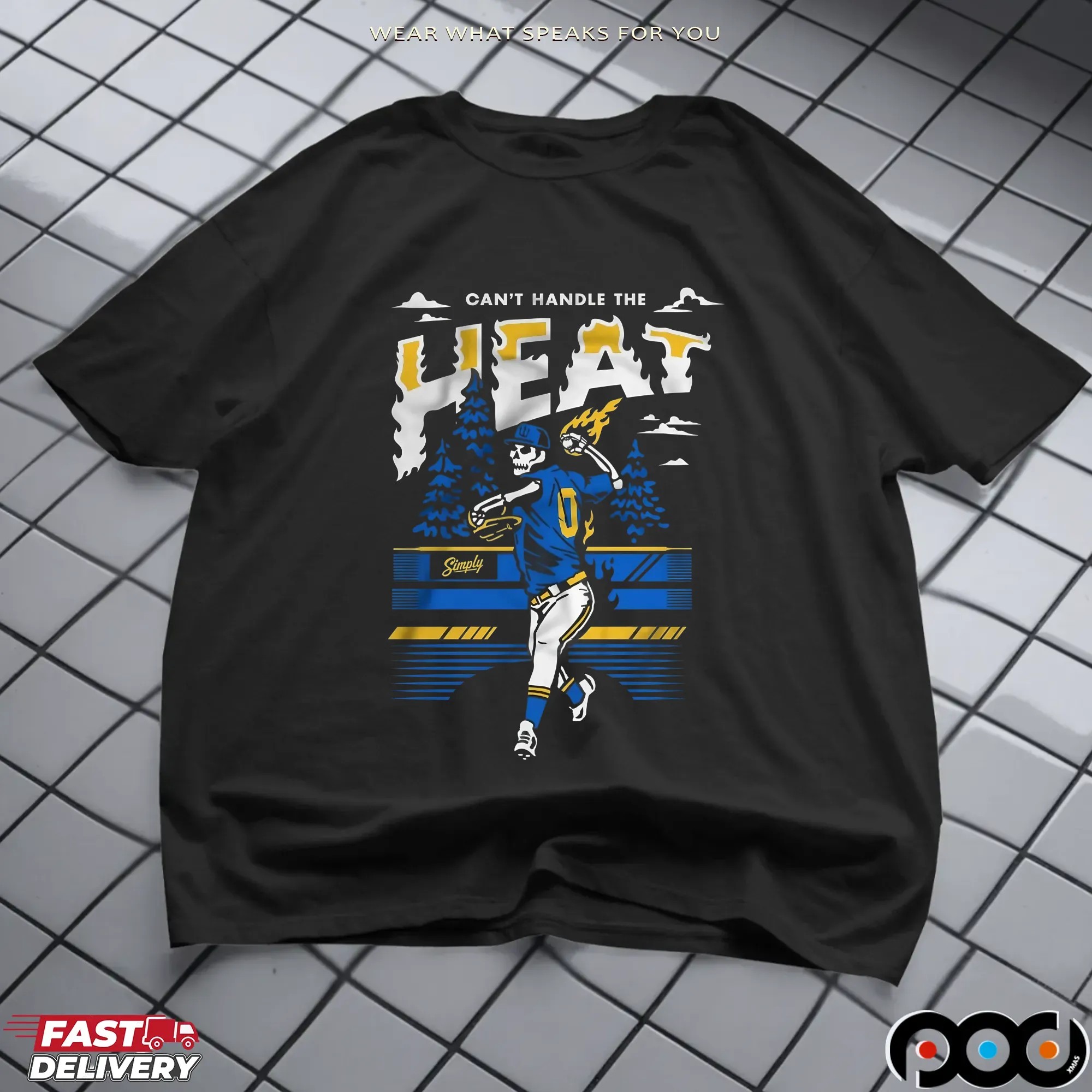 Can't Handle The Heat Skeleton T-Shirt