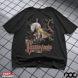 Castlevania Sotn Symphony Of The Night 1997 Hallween T Shirt