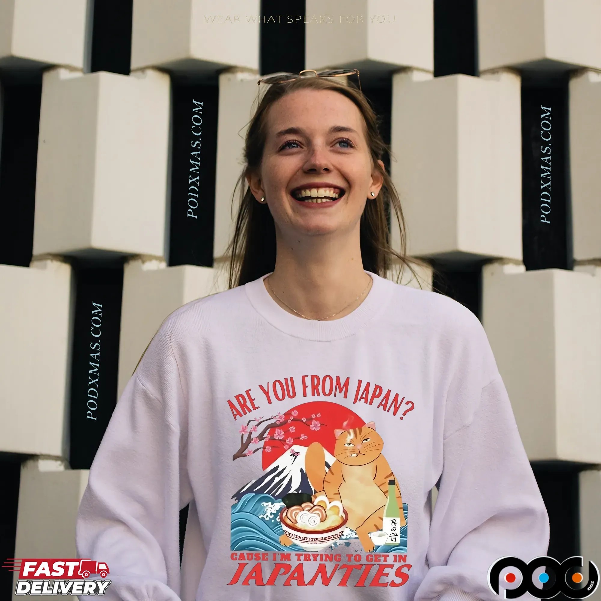 Cat Are You From Japan Cause I’m Trying To Get In Japanties T Shirt