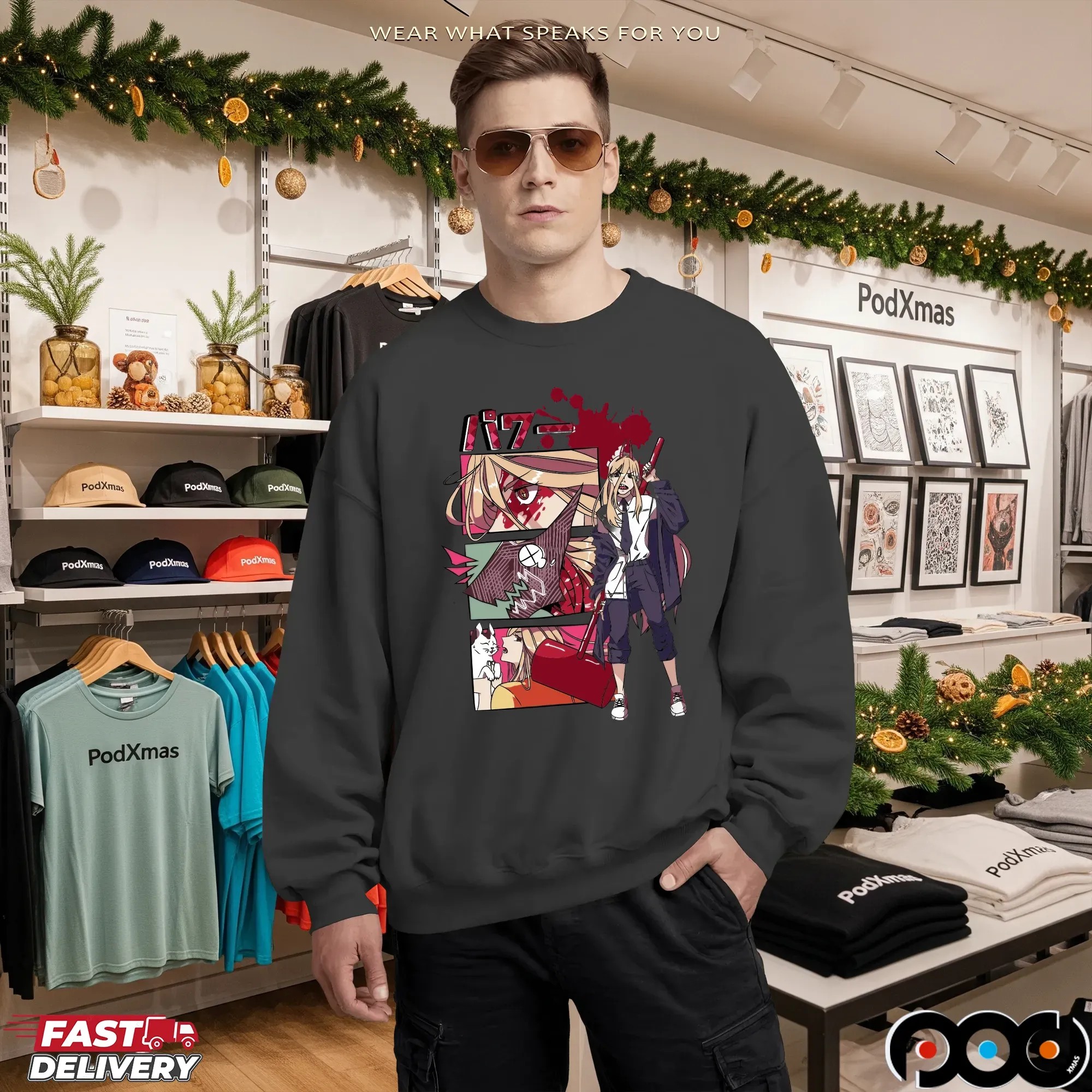 Chainsaw Man Power Blood Devil Meowy T Shirt
