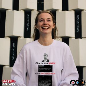Charlie Kirk Knew Cox Is Not Legitimate Utahns Know It Too T Shirt