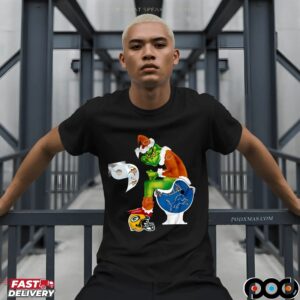 Chicago Bears Grinch Rivalry NFL Christmas Parody T Shirt
