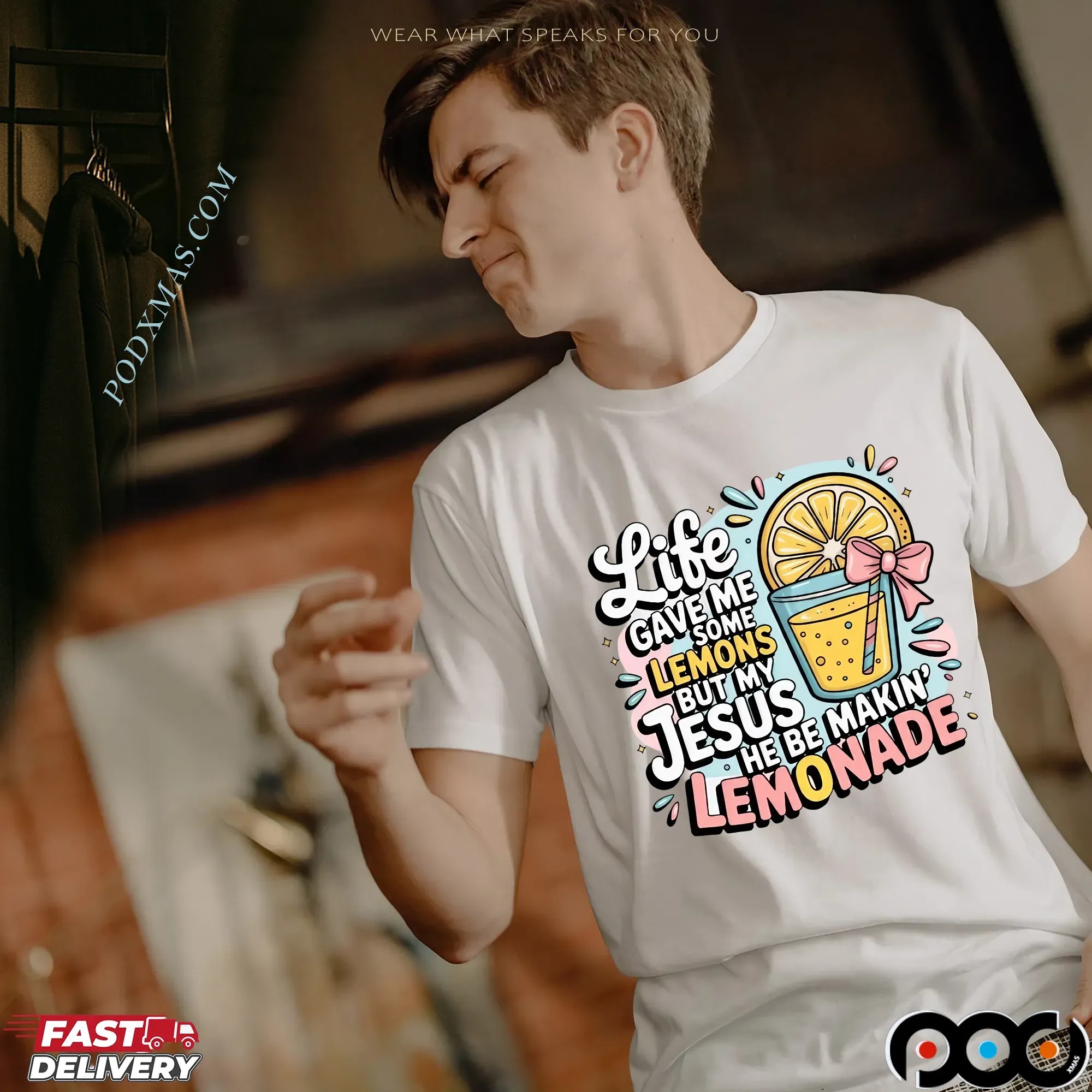 Christian Lemonade Shirt, Funny Christian Shirt, My Jesus Makes Lemonade, Faith Based Gift, Religious Tee, Christian Sweatshirt Gift For Her