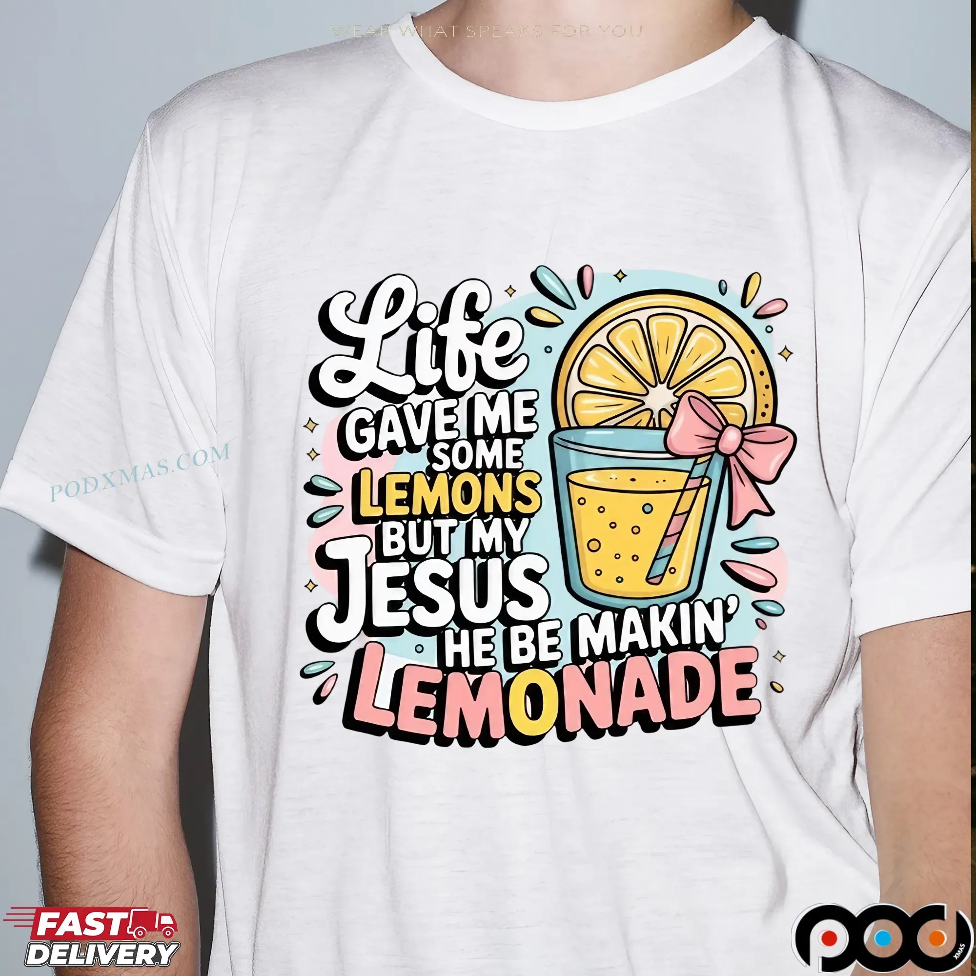 Christian Lemonade Shirt, Funny Christian Shirt, My Jesus Makes Lemonade, Faith Based Gift, Religious Tee, Christian Sweatshirt Gift For Her