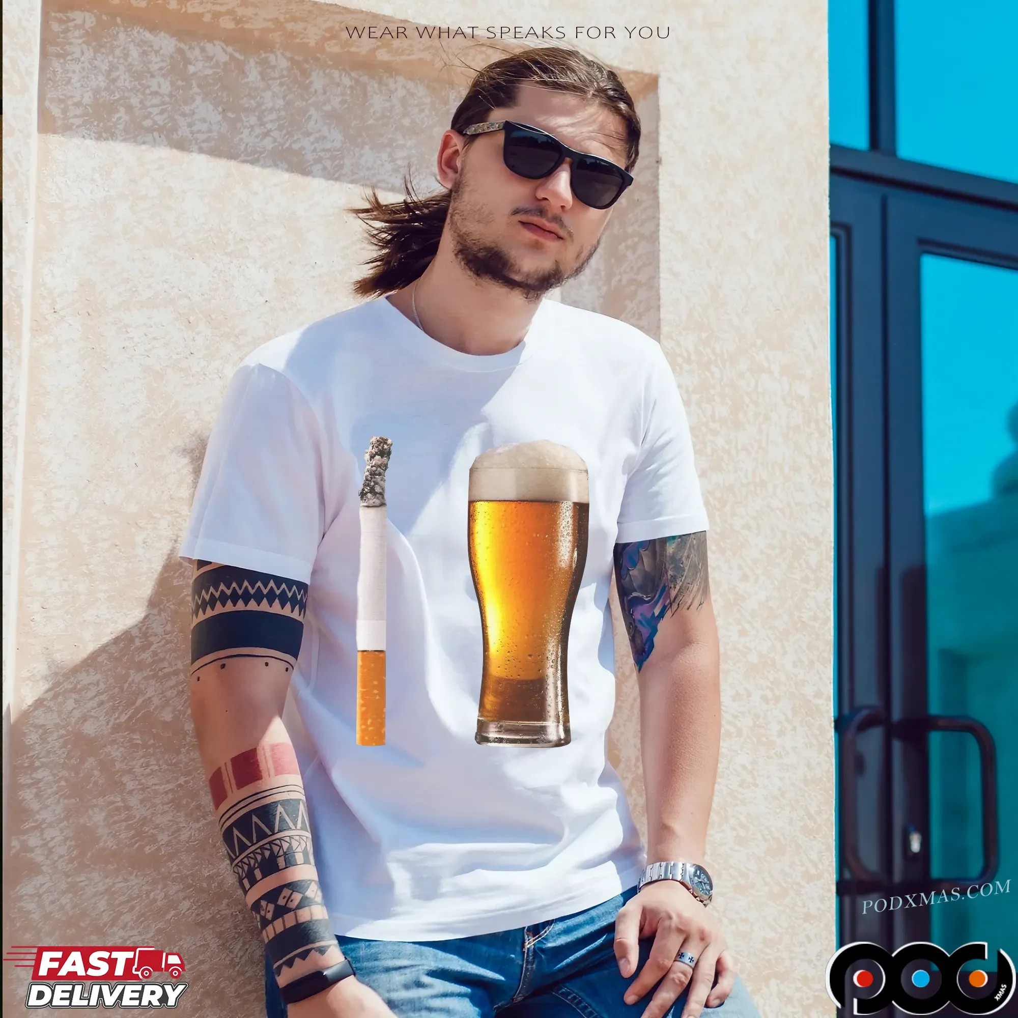 Cigarettes and Beer T Shirt