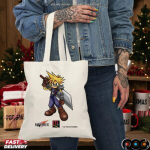 Cloud Strife x Sonic Anime Gamer Mashup T Shirt