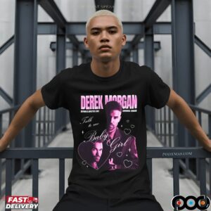 Criminal Minds Derek Morgan Hearts T-Shirt
