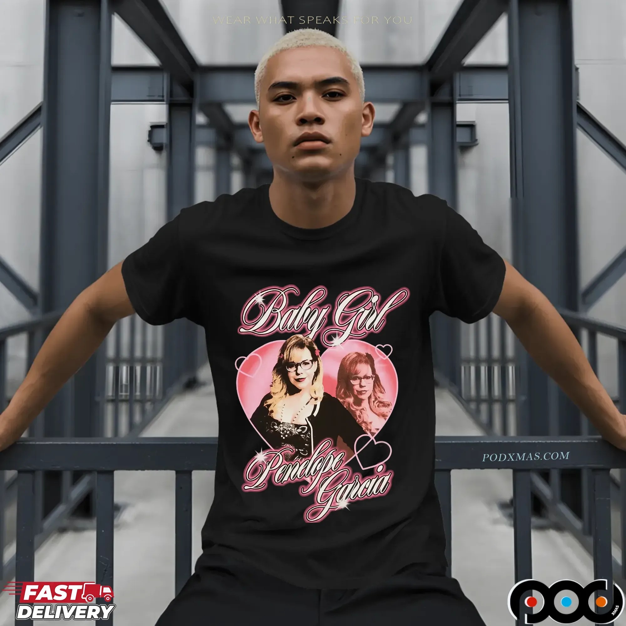 Criminal Minds Penelope Garcia Hearts T-Shirt