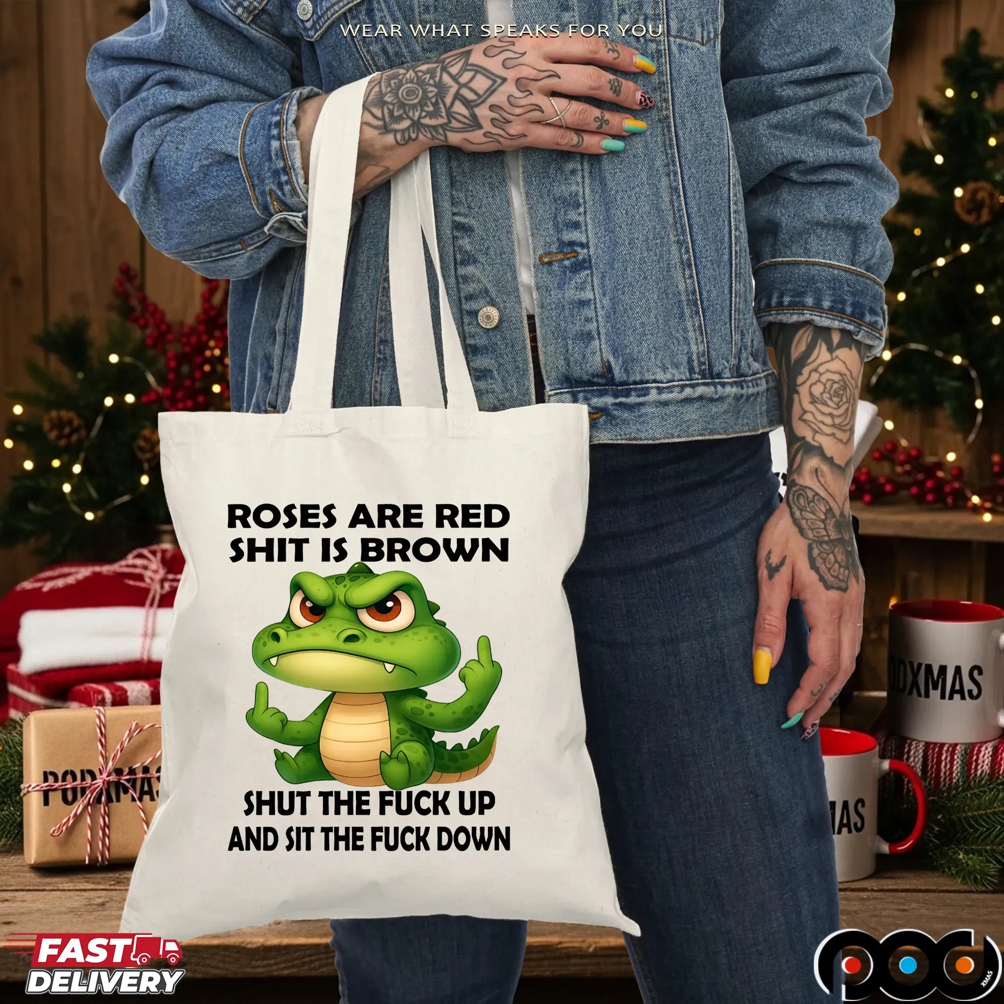 Crocodile Roses Are Red Shit Is Brown