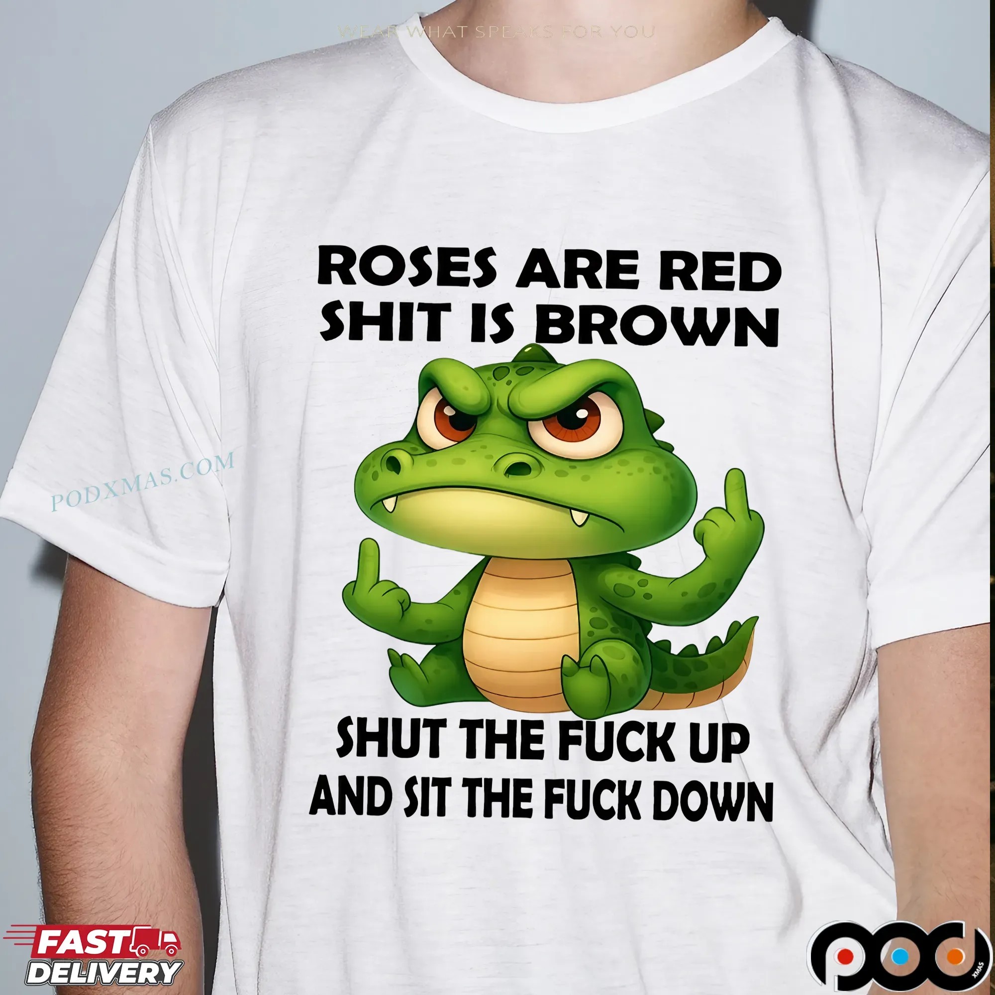 Crocodile Roses Are Red Shit Is Brown