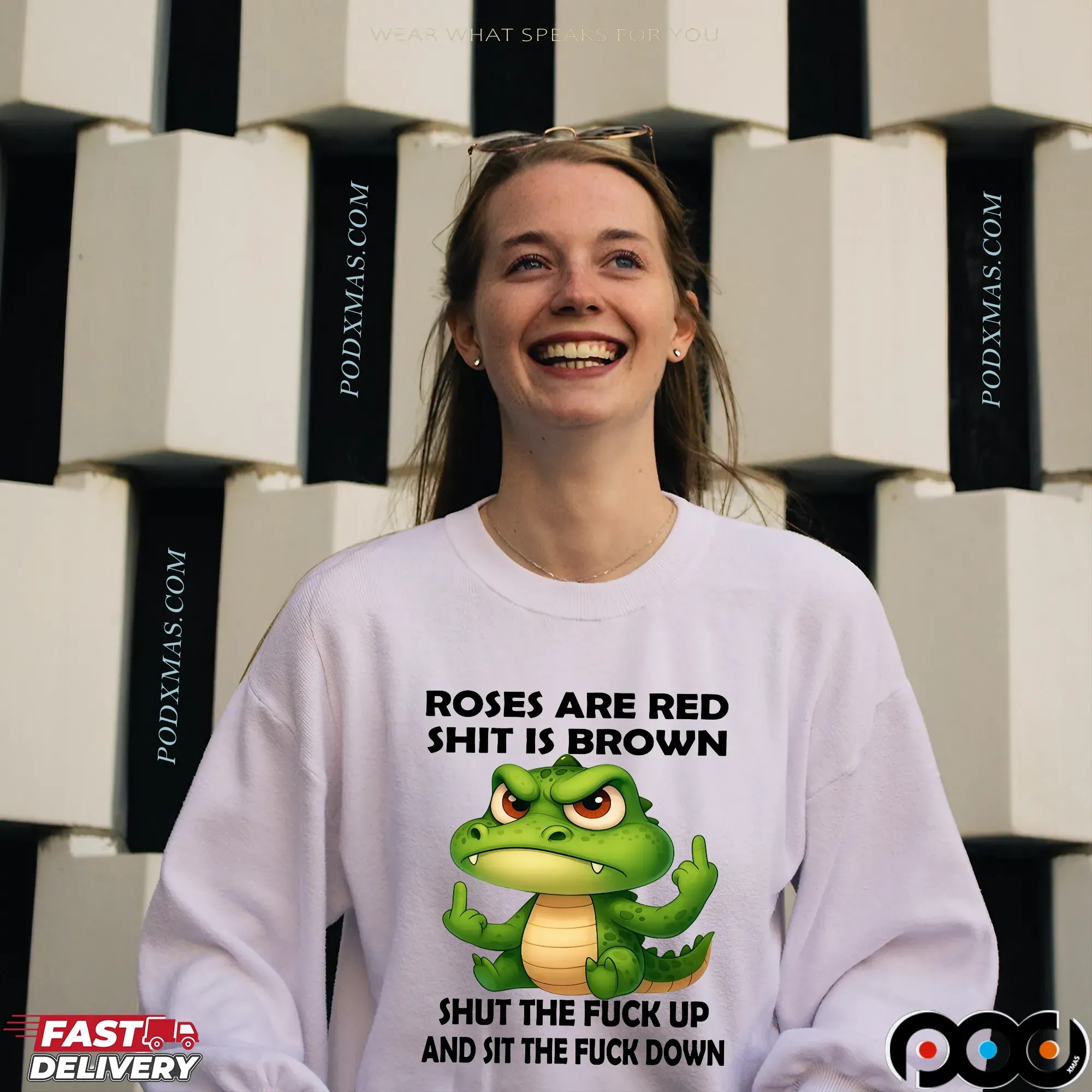 Crocodile Roses Are Red Shit Is Brown