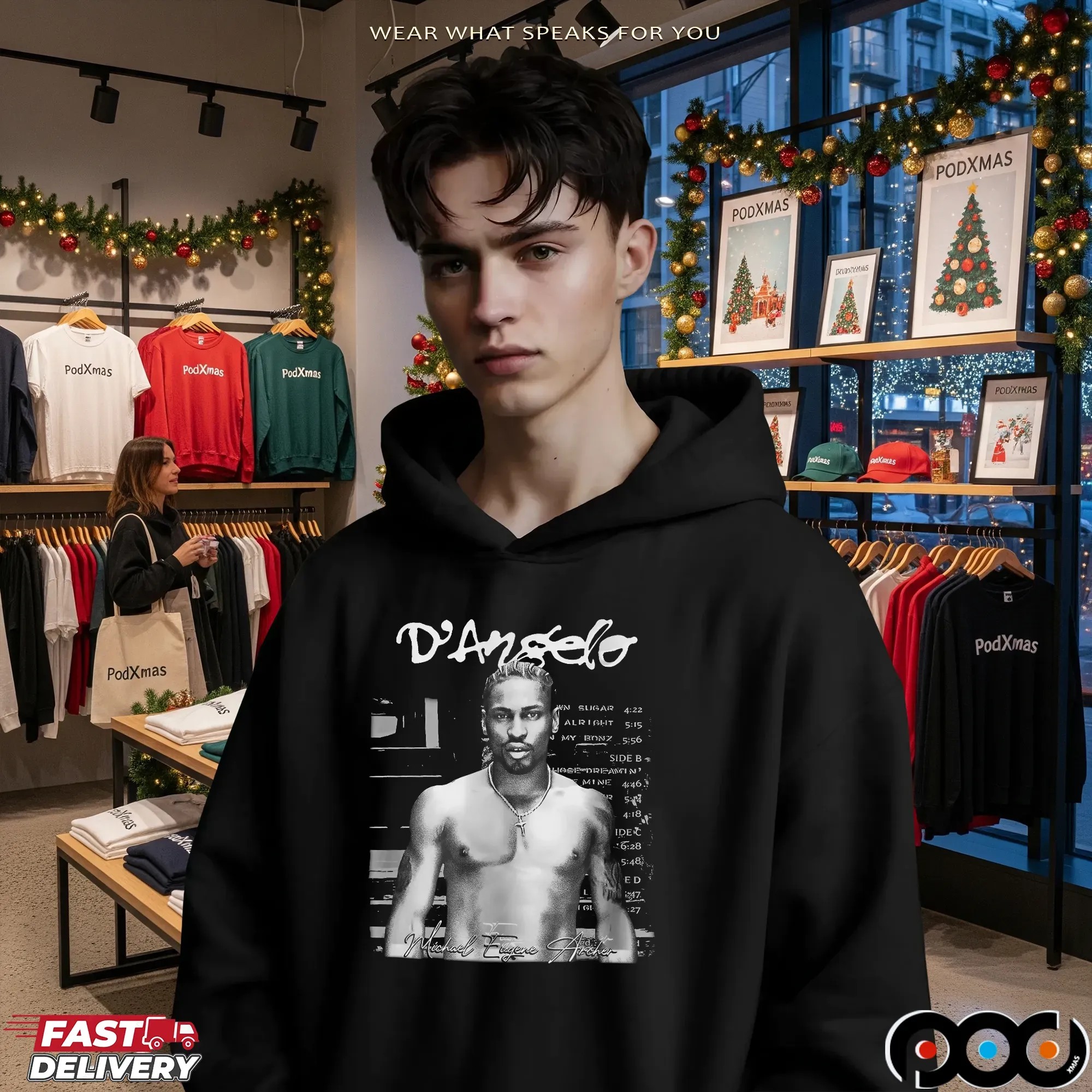 D'angelo RIP Legend Music Portrait T Shirt