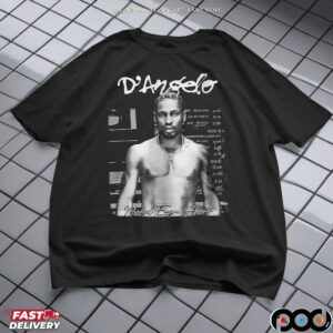 D'angelo RIP Legend Music Portrait T Shirt