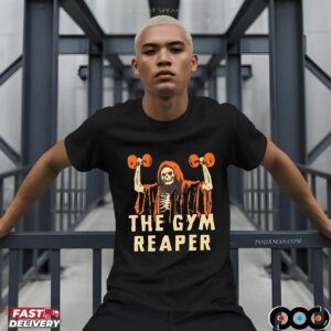 Death The Gym Reaper Halloween shirt