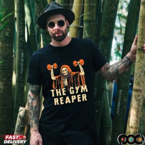 Death The Gym Reaper Halloween shirt