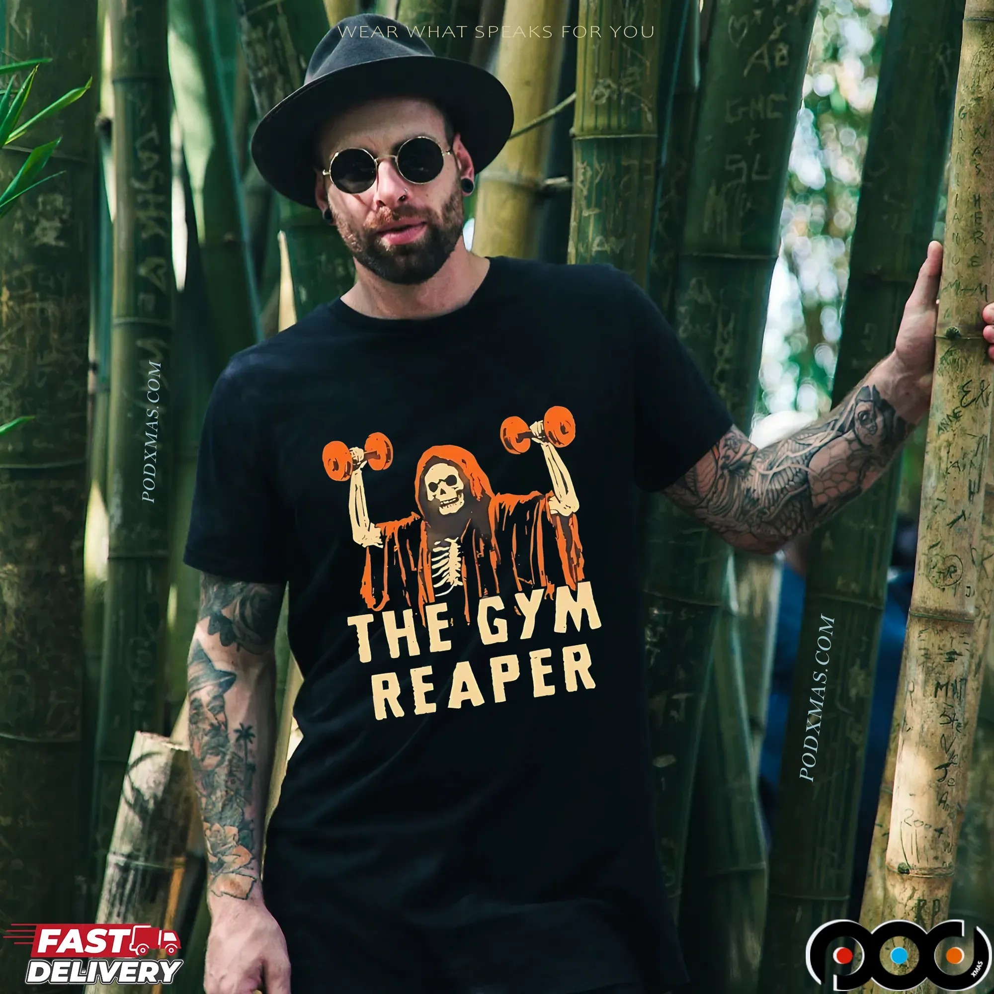 Death The Gym Reaper Halloween shirt