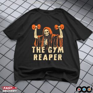 Death The Gym Reaper Halloween shirt