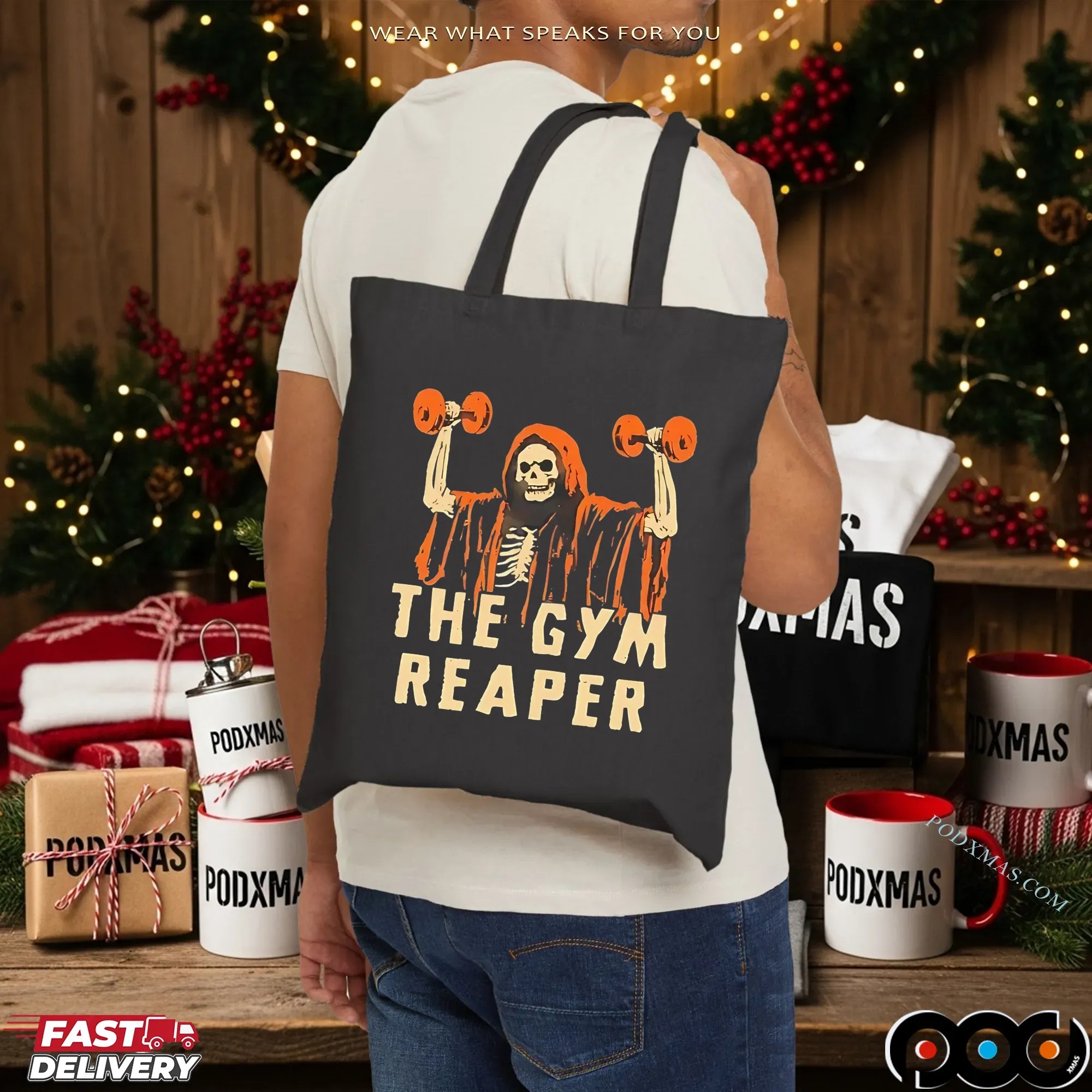 Death The Gym Reaper Halloween shirt