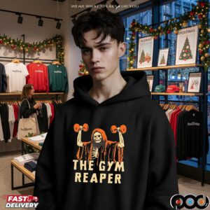 Death The Gym Reaper Halloween shirt