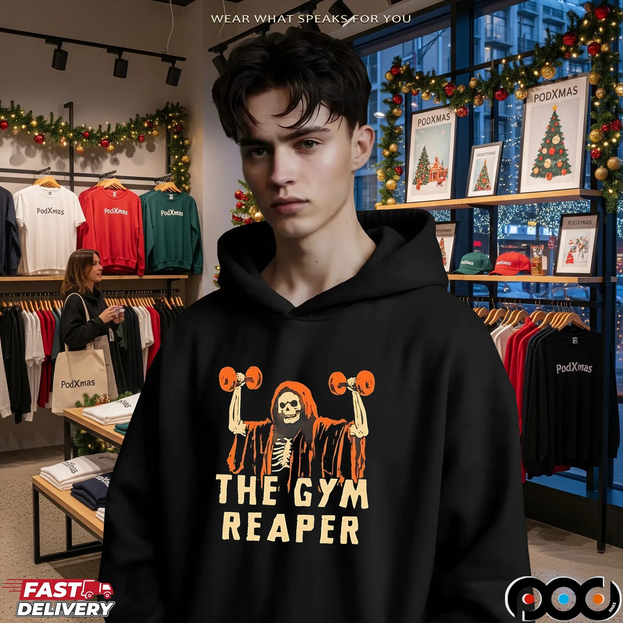 Death The Gym Reaper Halloween shirt