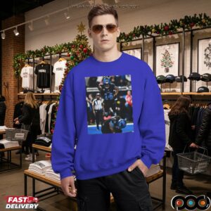 Detroit Lions Spiderman X Superman Photo T Shirt