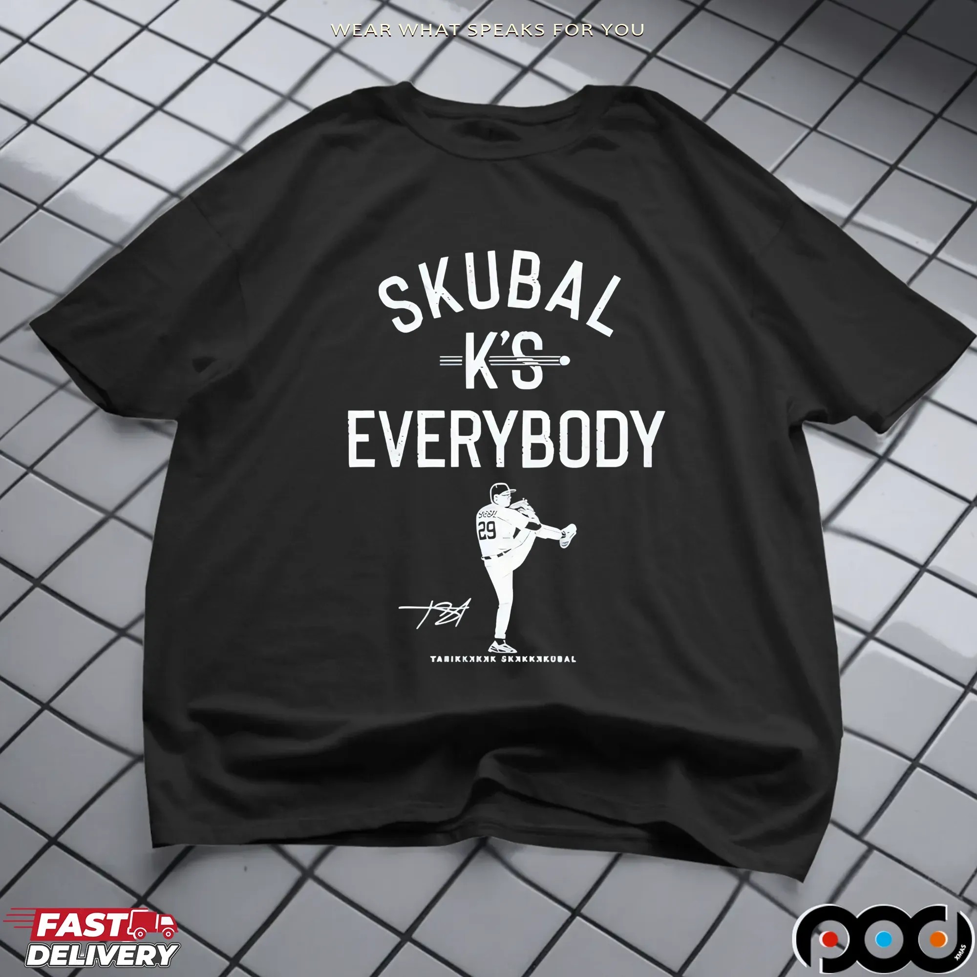 Detroit Tigers Tarik Skubal K's Everybody T Shirt