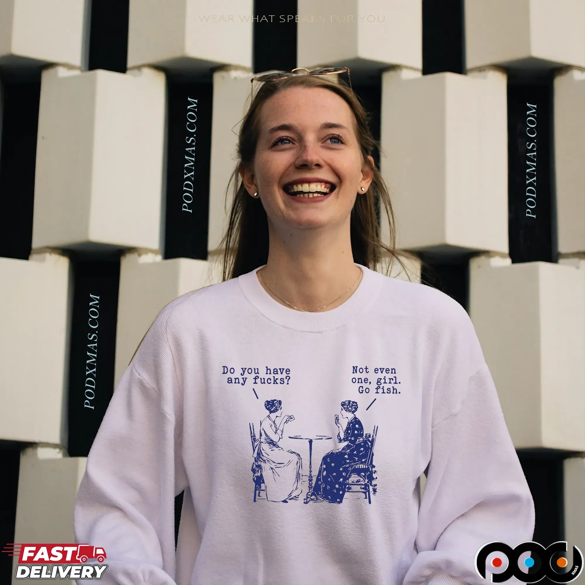 Do You Have Any Fucks Not Even One Go Fish Women Playing Poker Sarcastic T Shirt