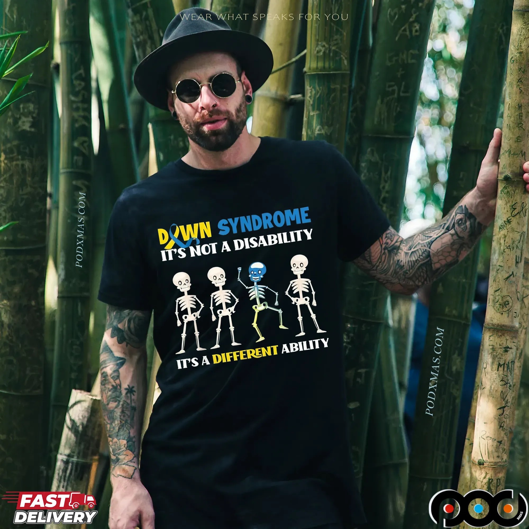 Down Syndrome It's Not A Disability It's A Different Ability T Shirt