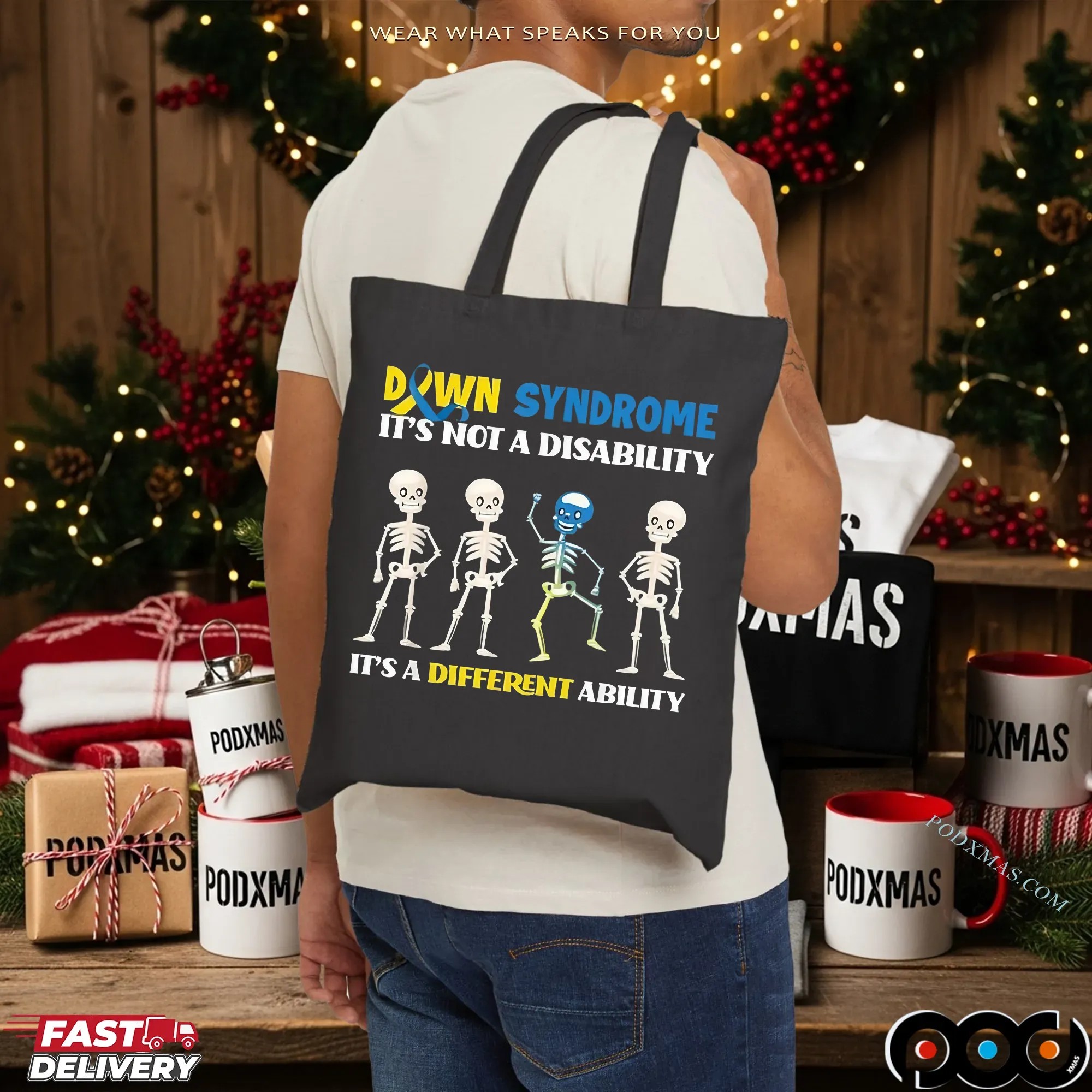 Down Syndrome It's Not A Disability It's A Different Ability T Shirt