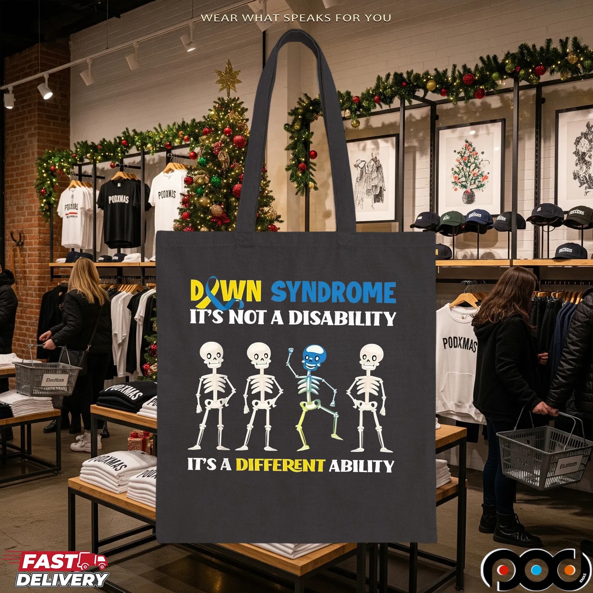 Down Syndrome It's Not A Disability It's A Different Ability T Shirt