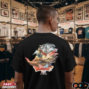 Dragon Quest I II HD-2D Remake Hero Fantasy Anime T Shirt