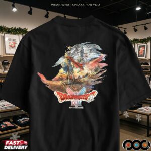 Dragon Quest I II HD-2D Remake Hero Fantasy Anime T Shirt