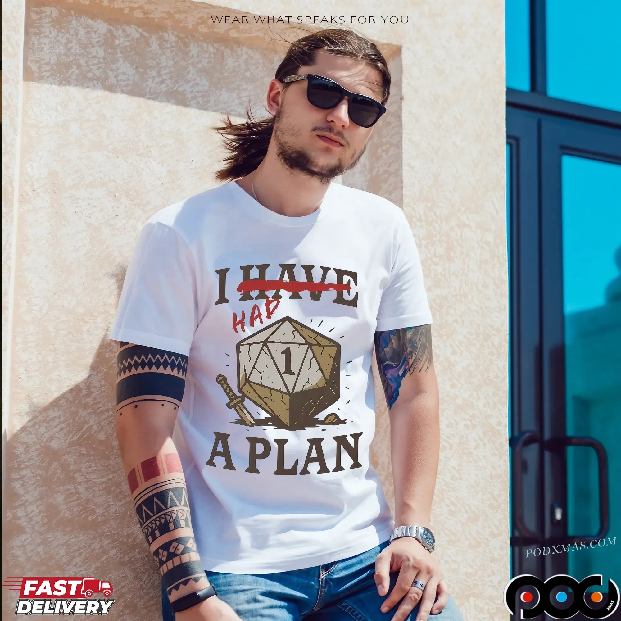 Dungeons & Dragons I Had A Plan D20 T Shirt