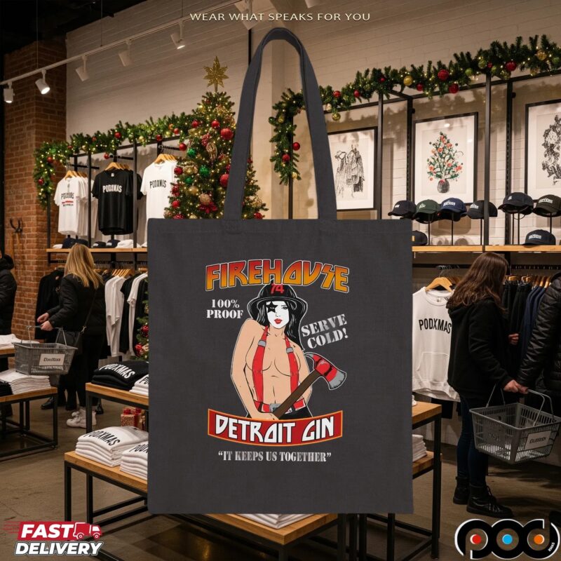 KISS Inspired Firehouse Detroit Gin T Shirt KISS Inspired Firehouse Detroit Gin T Shirt