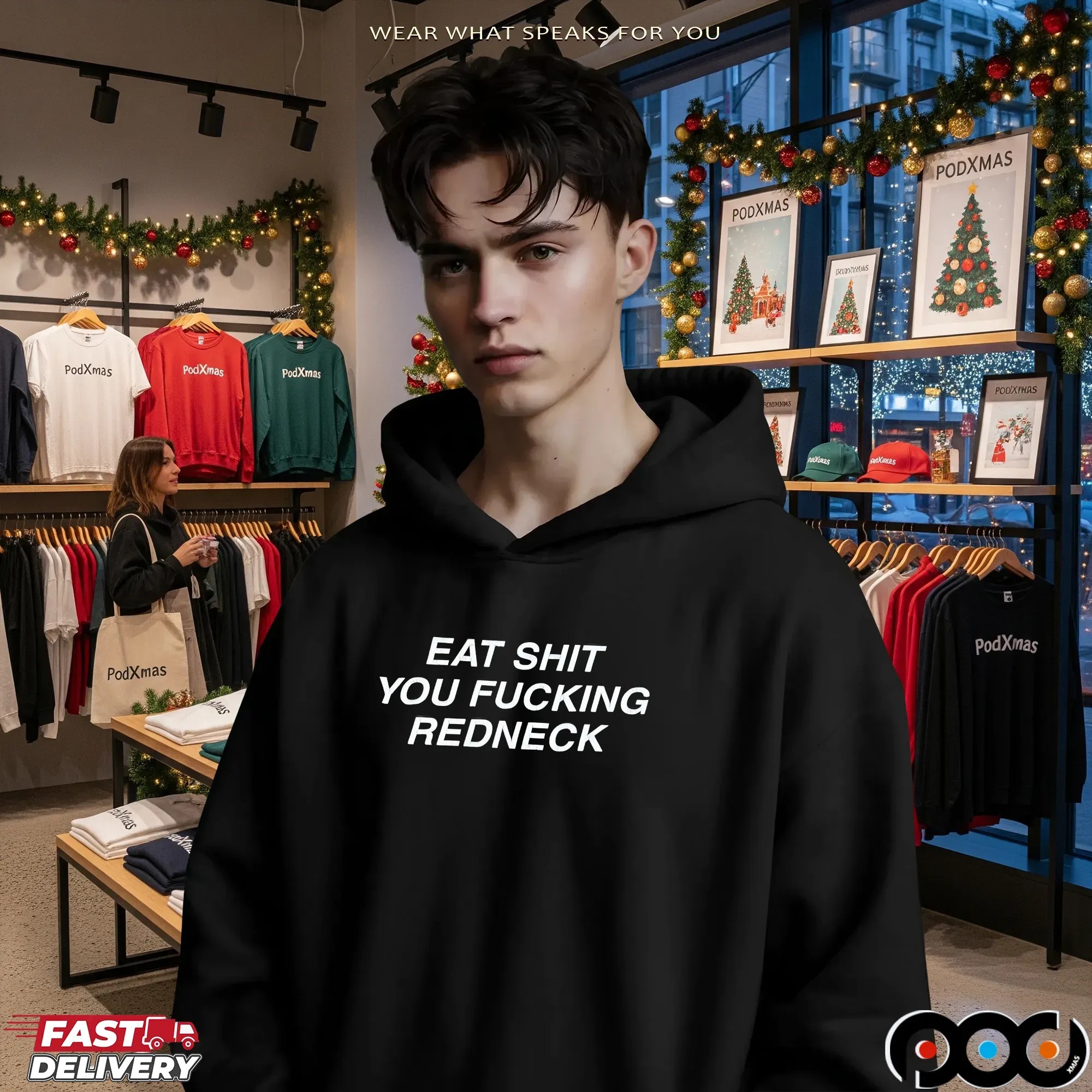 Eat Shit You Fucking Redneck T Shirt
