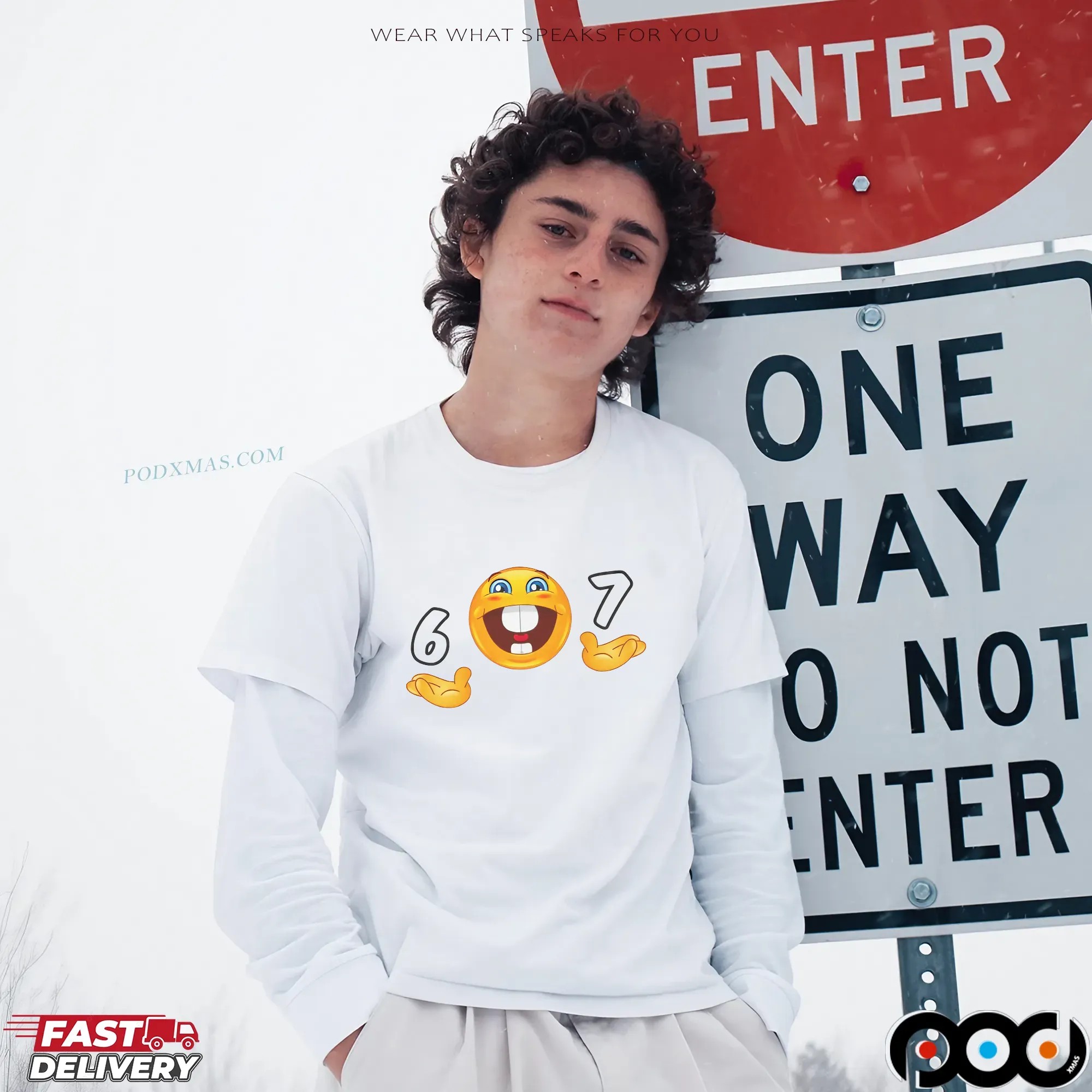 Emoji 6 7 shirt