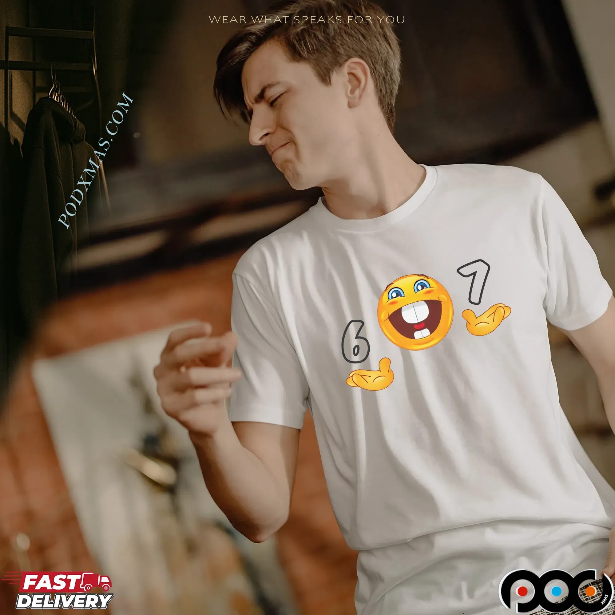 Emoji 6 7 shirt