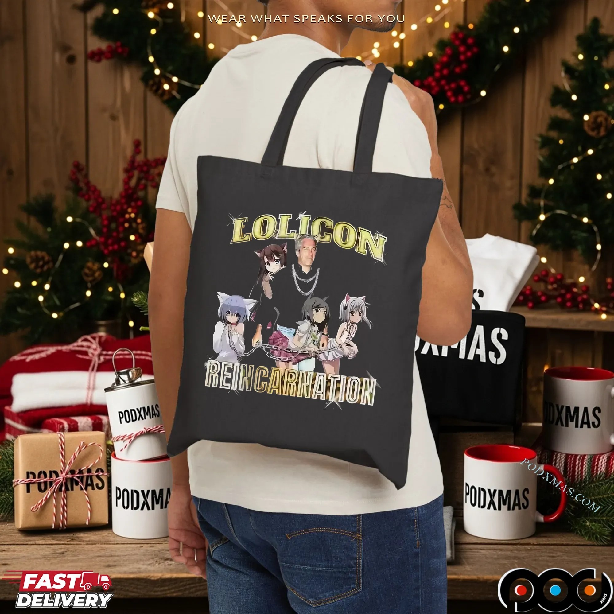 Epstein Isekai Lolicon Reincarnation Retro Bootleg Rap T Shirt