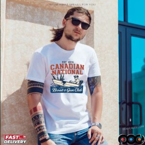 Est 2015 Canadian National Boat and Gun Club T Shirt