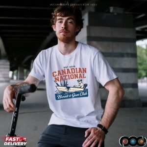 Est 2015 Canadian National Boat and Gun Club T Shirt